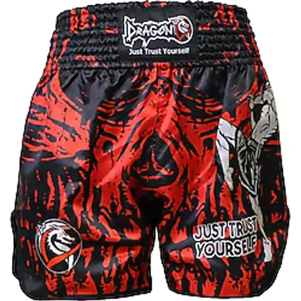 Dragondo Mt3012 Muaythai Şortu Dijital Baskılı Muay Thai Şortu