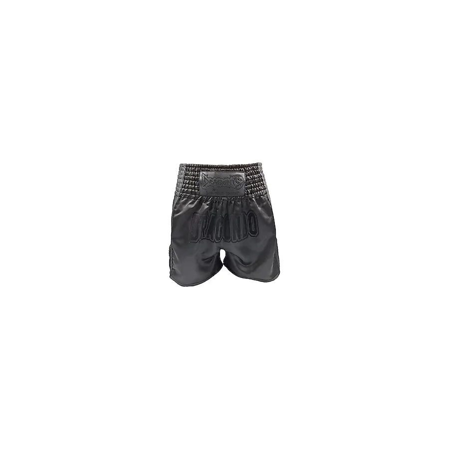 Dragondo Mt3025 Black Night Muay Thai Şortu Siyah Antrenman Şortu