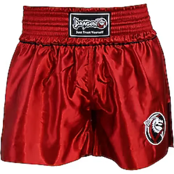 DragonDo MT3033 Muaythai Şortu Kırmızı Kick Boks Şortu