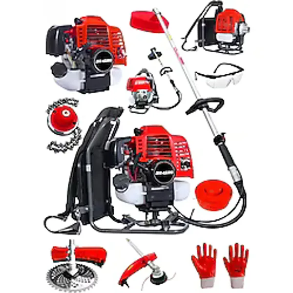 Dragro Gt9004 20 Hp Kırmızı Sırt Tipi Benzinli Motorlu Ot Çalı Tırpanı Çim Biçme Makinesi Tirpan
