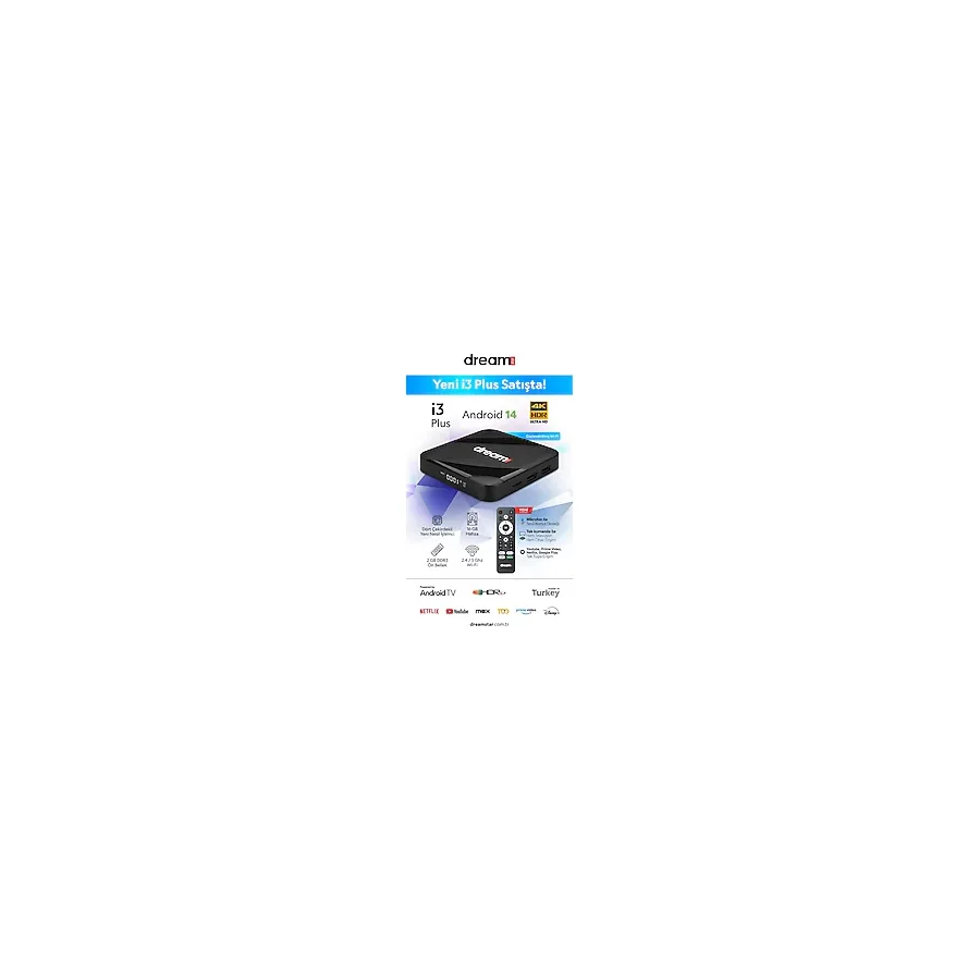 Dreamstar i3 Plus 16 GB 6K Android TV Box