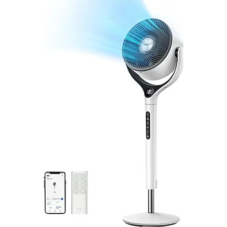 Dreo TurboPoly 565S Uzaktan Kumandalı Ayaklı Vantilatör