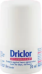 Driclor Antiperspirant 20 ml Roll-On Deodorant