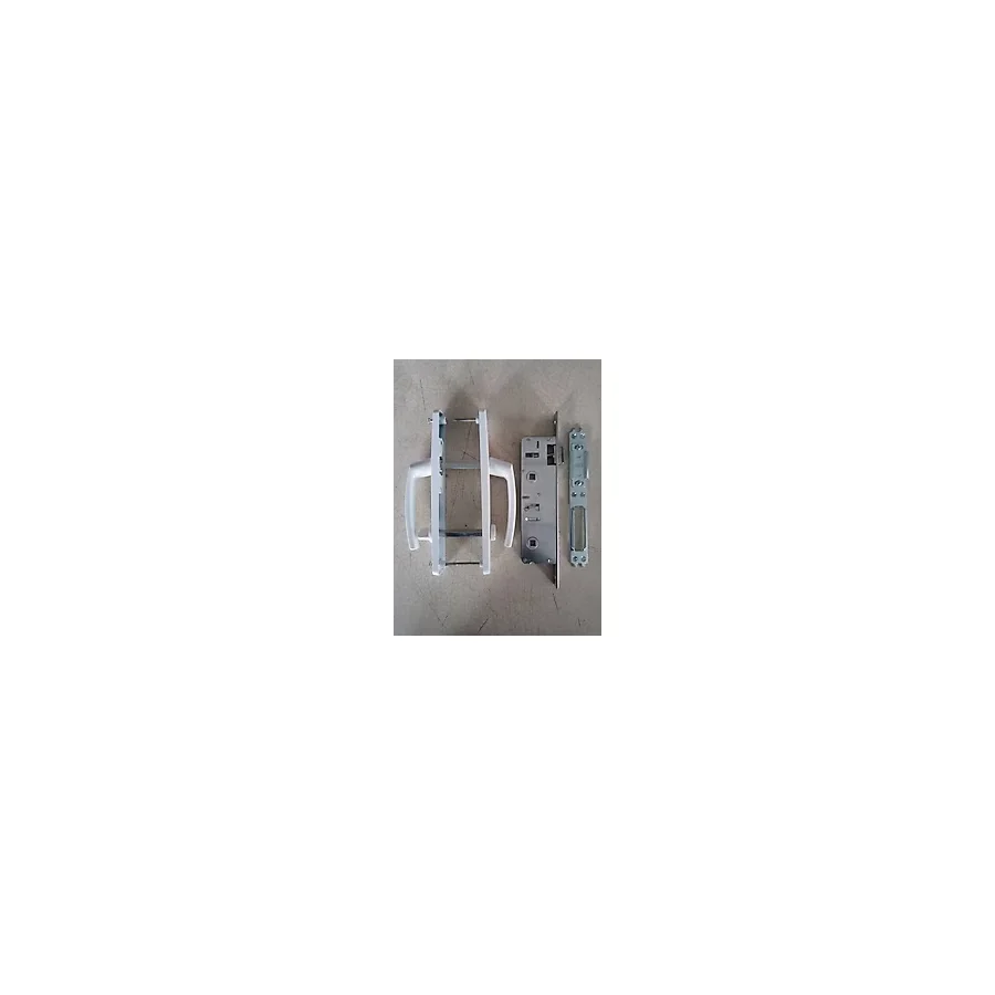 Drl Hirdavat Pvc - Pen Banyo - Wc Kapı Kolu Kilit Seti - Alüminyum Gri