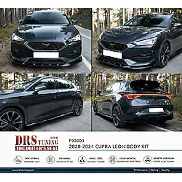 Drs Tuning Cupra Leon 2020 - 2024 Body Kit Parlak Siyah
