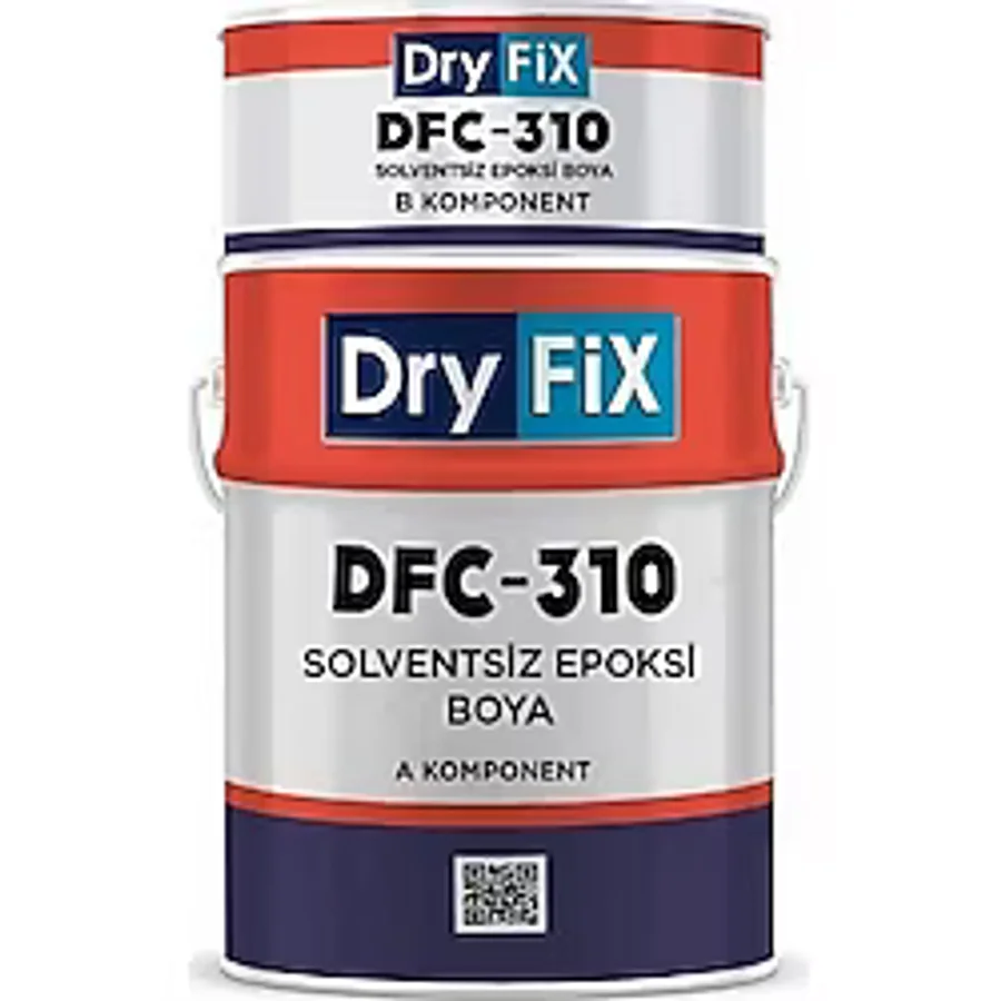 Dryfix Dfc-310 Solventsiz Epoksi Son Kat Boya 20 Kg Ral 7035 Açık Gri