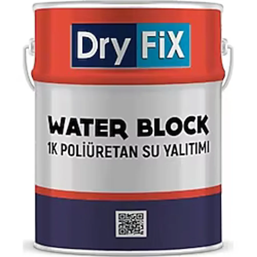 Dryfix Water Block 1K Poliüretan Su Yalıtımı 25 Kg Gri