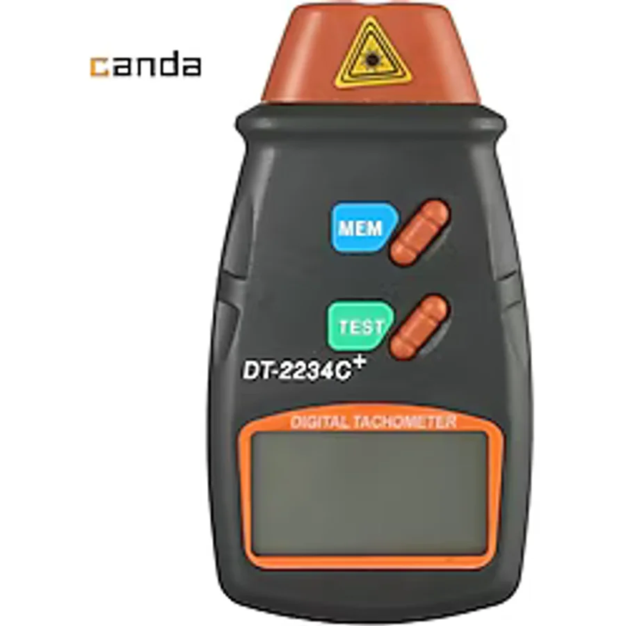 DT-2234C Dijital Lazer Takometre Hız Göstergeli Devir Ölçer Temassız Rpm Ölçer