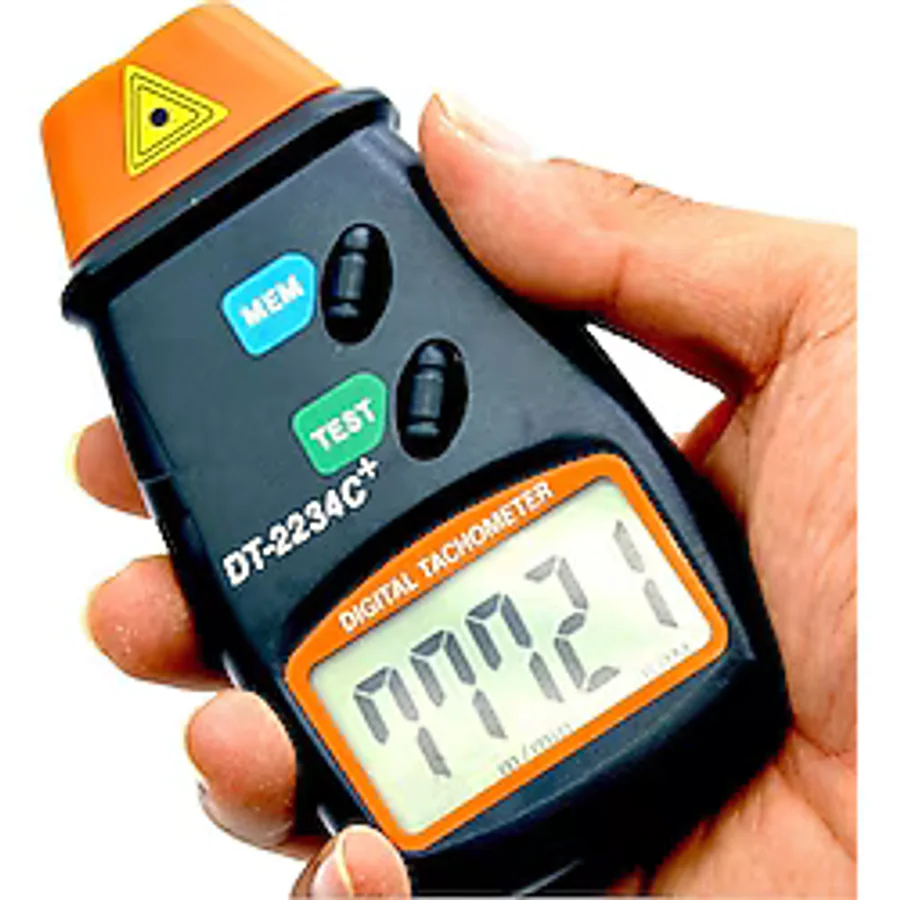 Dt-2234c Dijital Lazermetre Rpm Takometre Hız Göstergeli Devir Ölçer