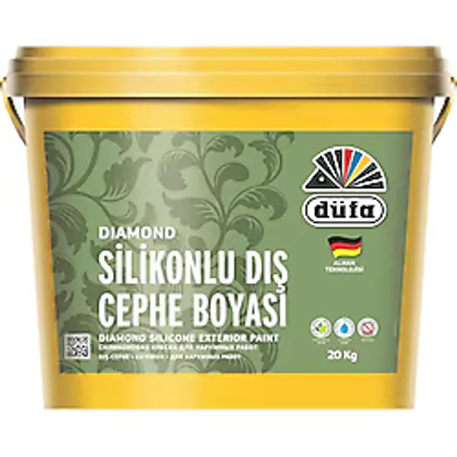Düfa Diamond Silikonlu Dış Cephe Beyaz 3 kg