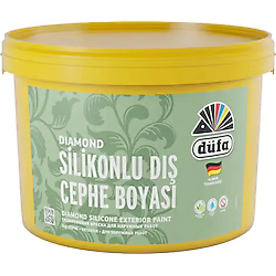 Düfa Diamond Silikonlu Dış Cephe Boyası Beyaz 10 Kg