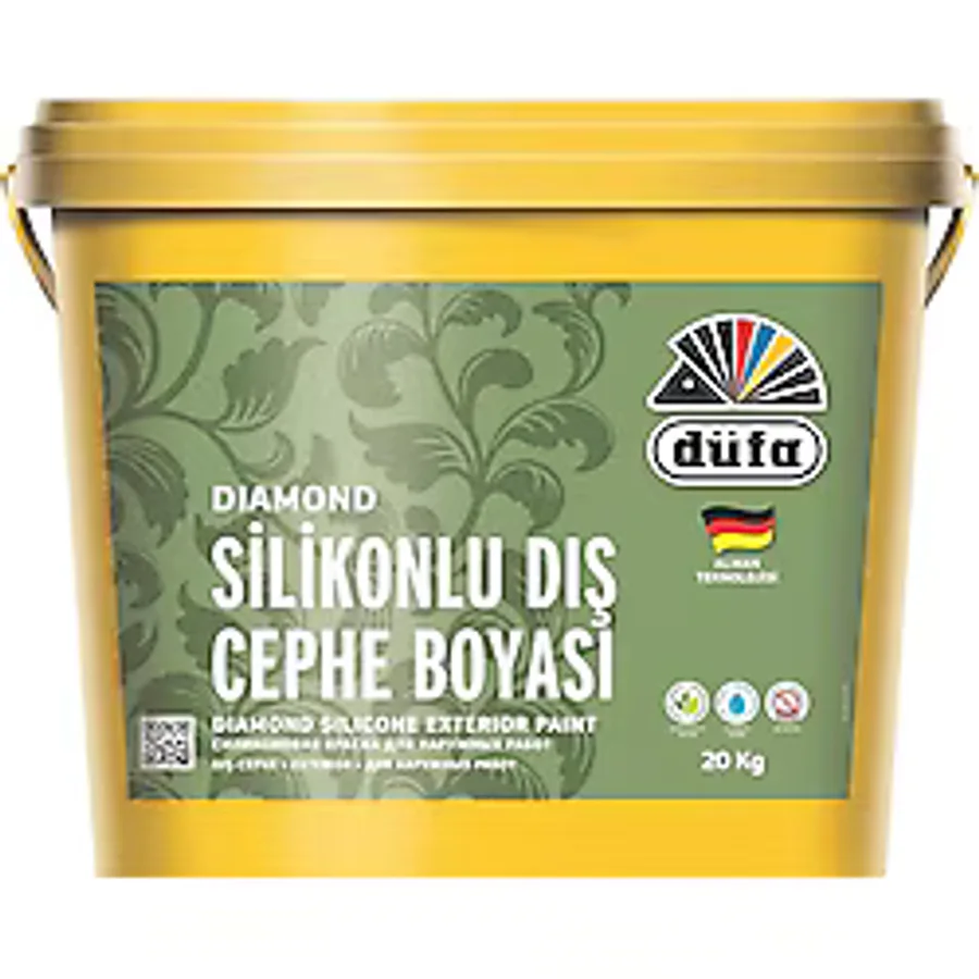 Düfa Diamond Silikonlu Dış Cephe Boyası Beyaz 20 KG