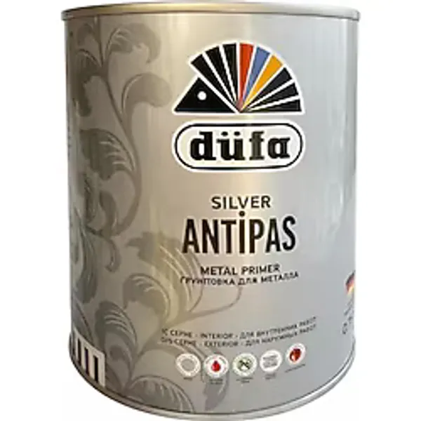Düfa Silver Antipas Metal Astar Boyası, Gümüş, 0,75 L, Pas Önleyici Antikorozif, İç ve Dış Mekan