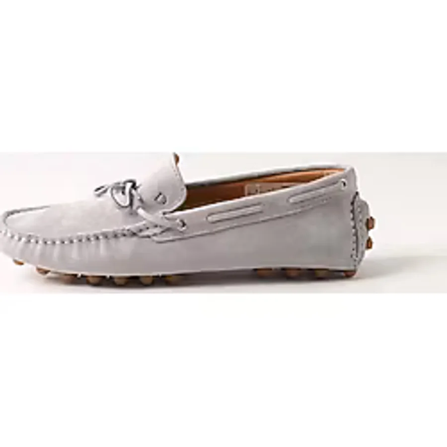 Dufy Gri Erkek Süet Loafer Ayakkabı - 105710
