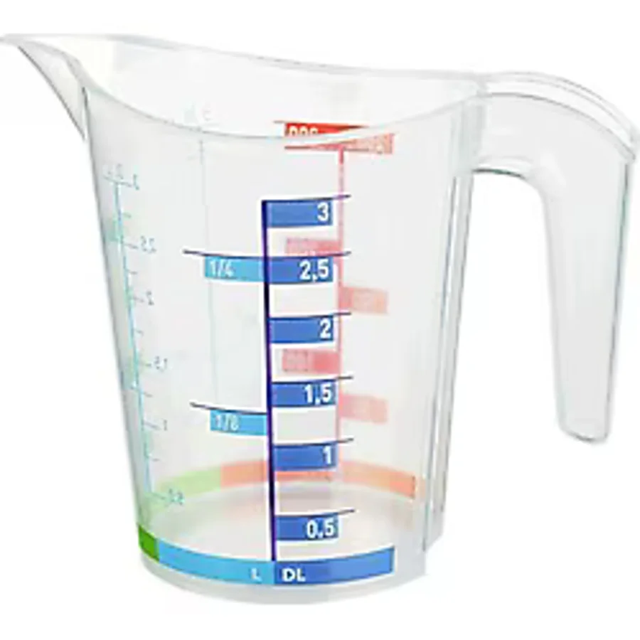 Dükkanönü Ölçü Kabı Dereceli Renkli 300 ml AP-9023