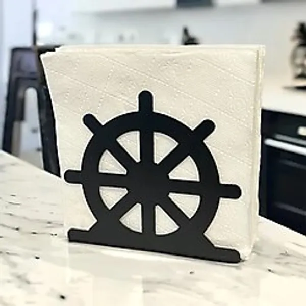 DÜMEN TEMALI METAL PEÇETELİK BLACK