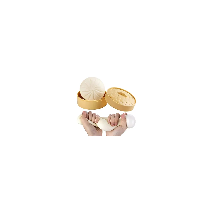 Dumpling Squishy, Dumpling Stres Topu, Buharda Pişirilmiş Doldurulmuş Çörek, Stres Giderici Sıkılabilir Çörek Oyuncakları