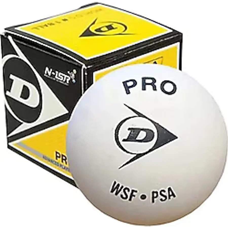 DUNLOP N1-sr Pro Squash Topu Beyaz 1 Adet 12x1bbx