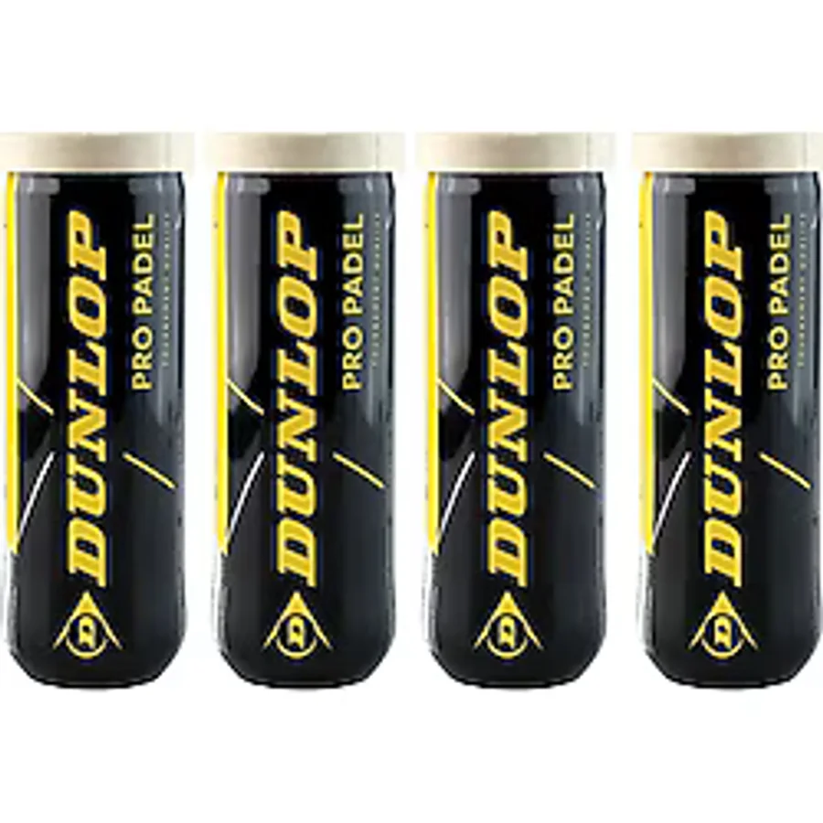 Dunlop Pro Padel 3'lü 4 Kutu Padel Topu 601552