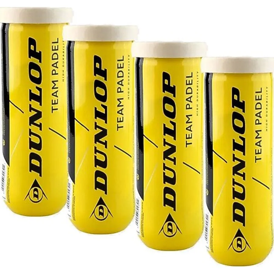 Dunlop Team Padel 3'lü 4 Kutu Padel Topu 601553