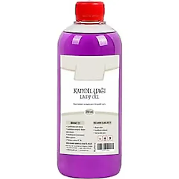Dünya Magnet Mor Kandil Yağı, Kokusuz Iç Mekan Gaz Lambası Yağı 250 Ml