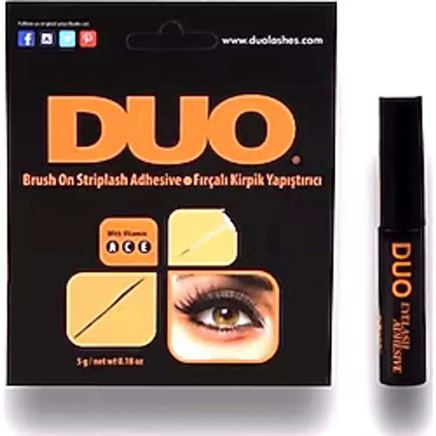 Duo Siyah Takma Kirpik Yapıştırıcısı Fırçalı 5 gr