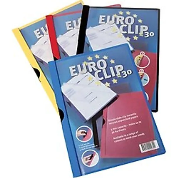 Durable Dosya Sıkıştırmalı Euroclip 30 Sayfalık Siyah