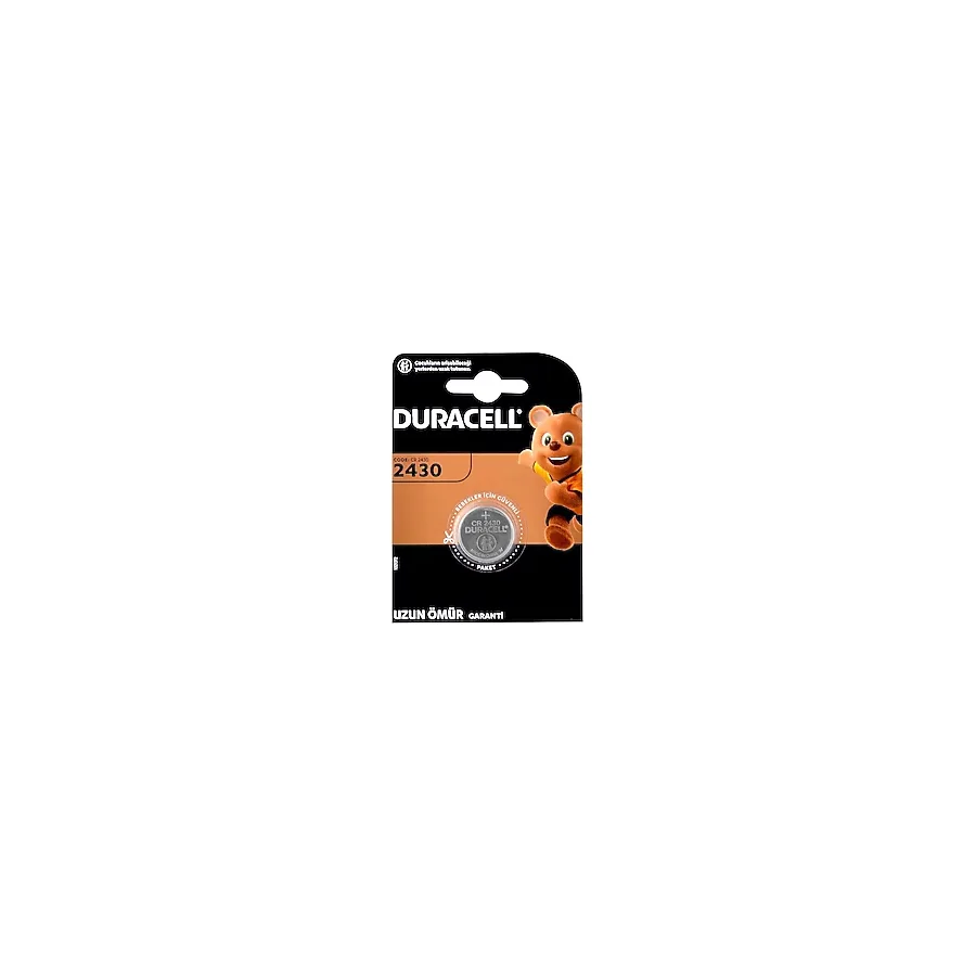 Duracell CR2430 3V Lityum Düğme Pil