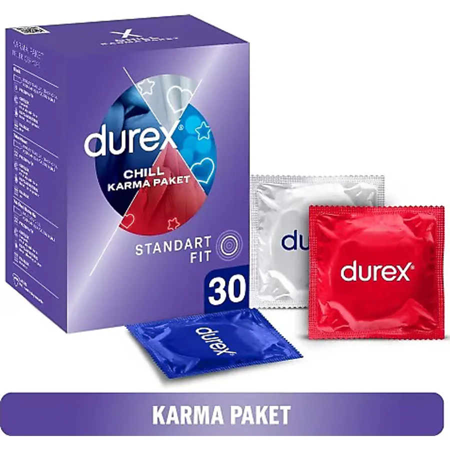 Durex Chill Karma 30'lu Prezervatif