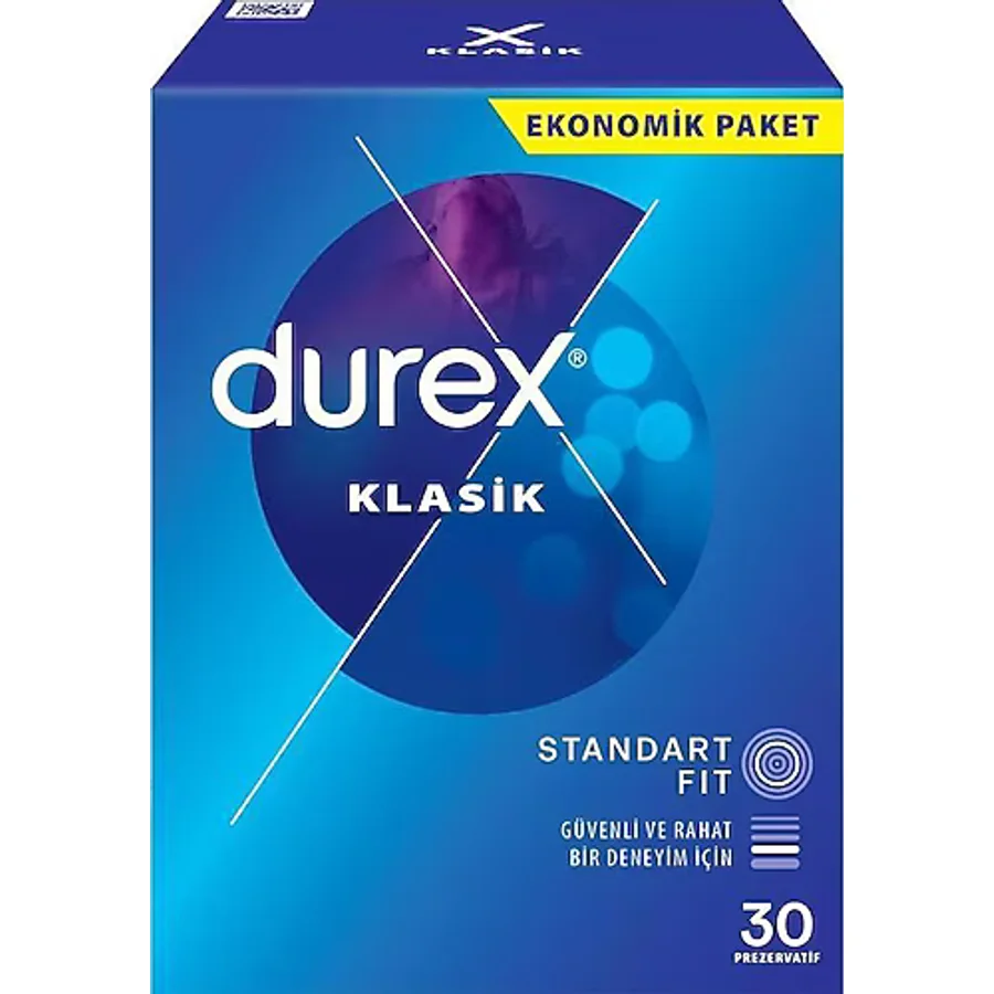 Durex Klasik 30'lu Prezervatif