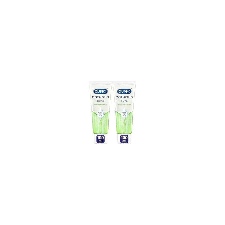 Durex Naturals Pure 100 ml 2'li Su Bazlı Kayganlaştırıcı Jel