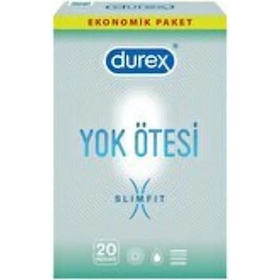 Durex Yok Ötesi Slim Fit 20'li Prezervatif