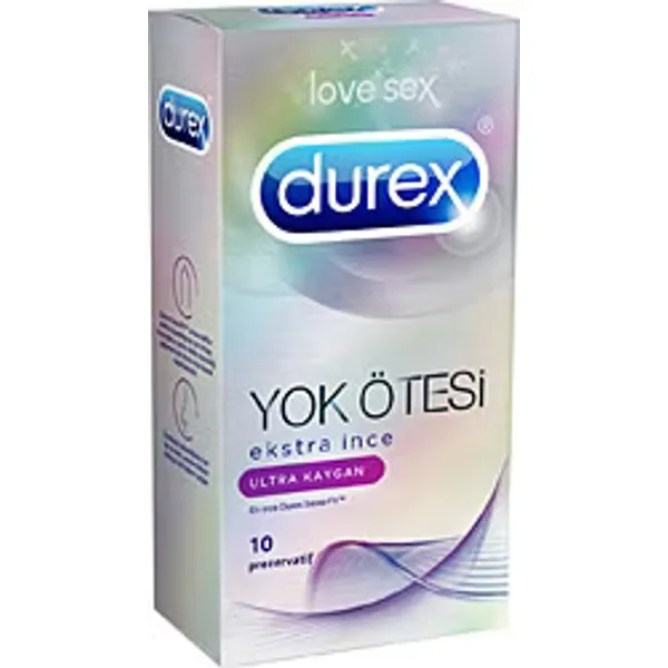 Durex Yok Ötesi Ultra Kaygan 10'lu Prezervatif