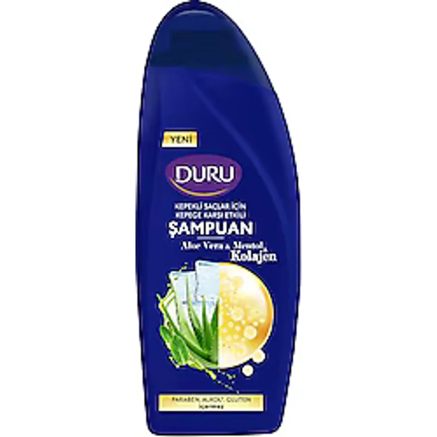 Duru Aloe Vera & Mentol & Kolajen 500 ml Kepek Şampuanı