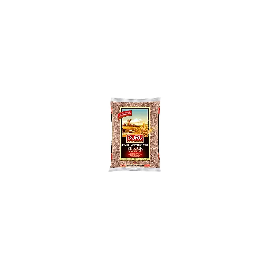 Duru Çiğ Köftelik Esmer İnce Bulgur 1 kg