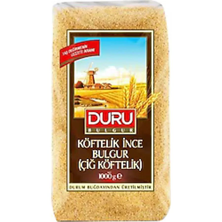 Duru Çiğ Köftelik İnce Bulgur 1 kg