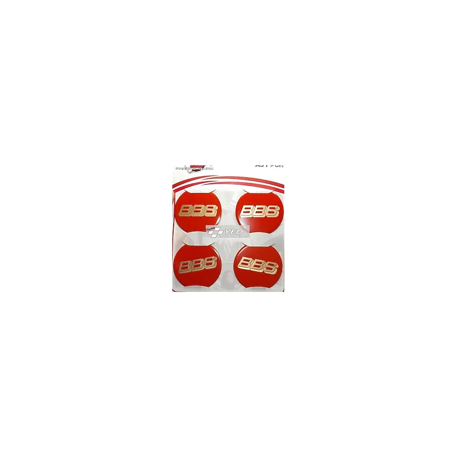 DURU DORUK Bbs Jant Göbeği Gold Kırmızı Alüminyum 60mm Arma 4 Lü Set