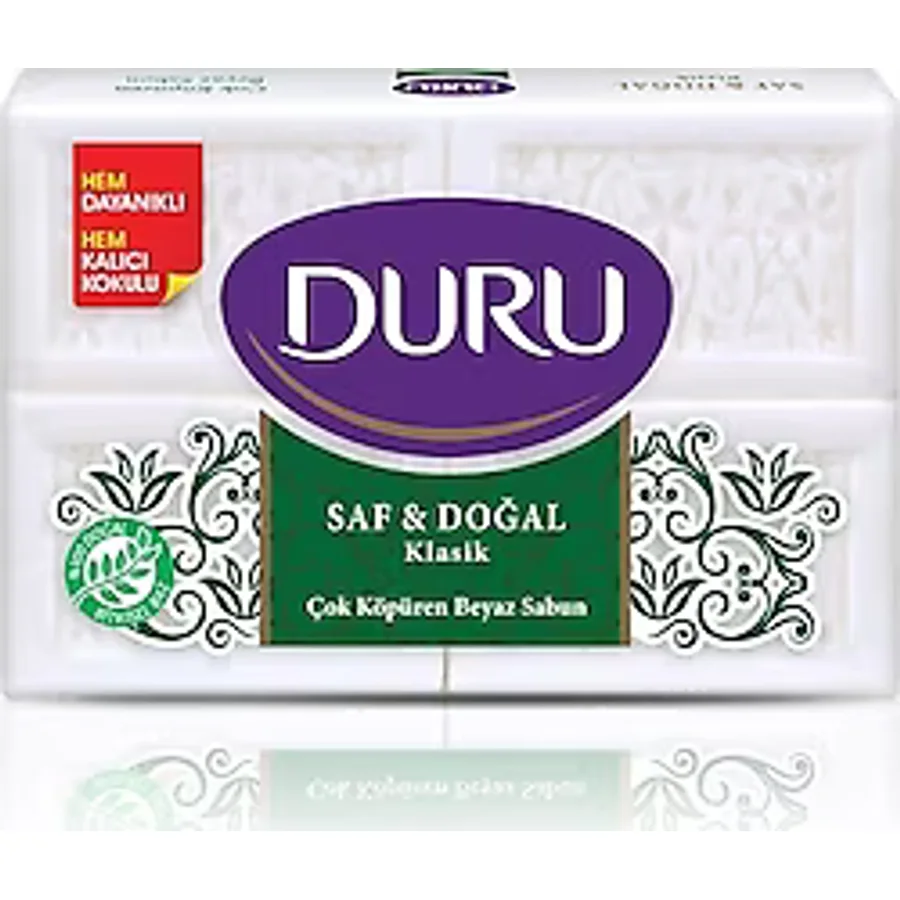 Duru Saf & Doğal Klasik 4x150 gr Banyo Sabunu