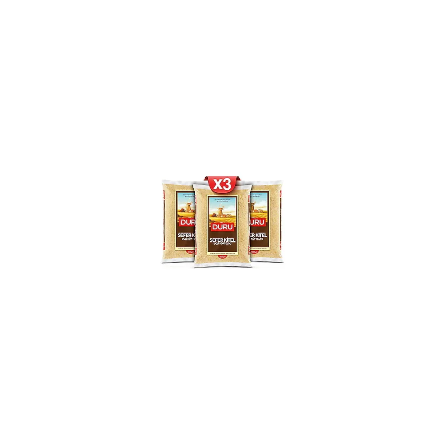 Duru Sefer Kitel Bulgur 1 kg 3'lü