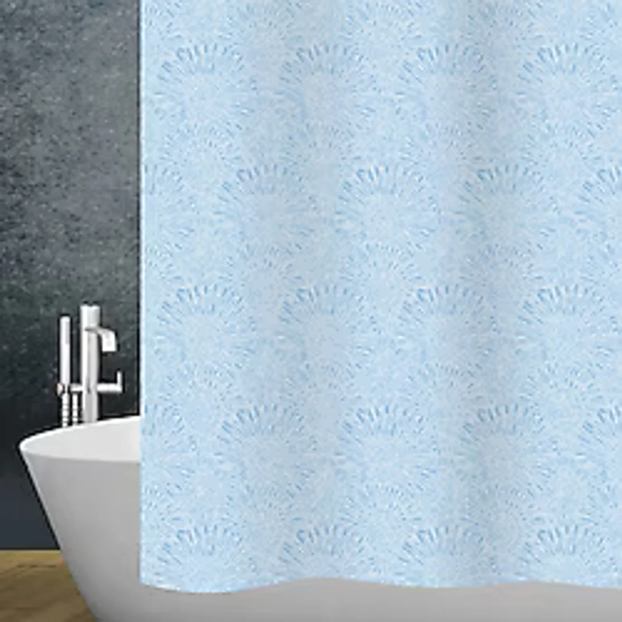 Duş Perdesi Hailey Blue 120x200 Cm