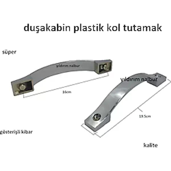 Duşakabin Kulp Duşa Kabin Kolu Tutamak Plastik