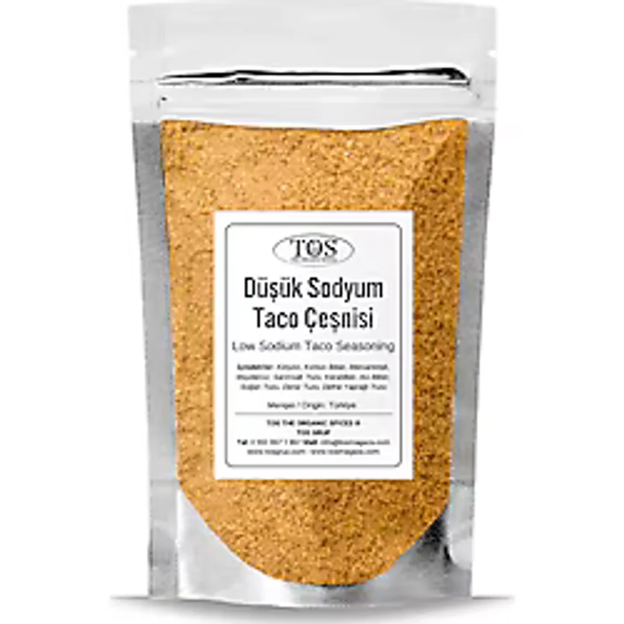 Düşük Sodyum Taco Çeşnisi 100 gr (1. Kalite)