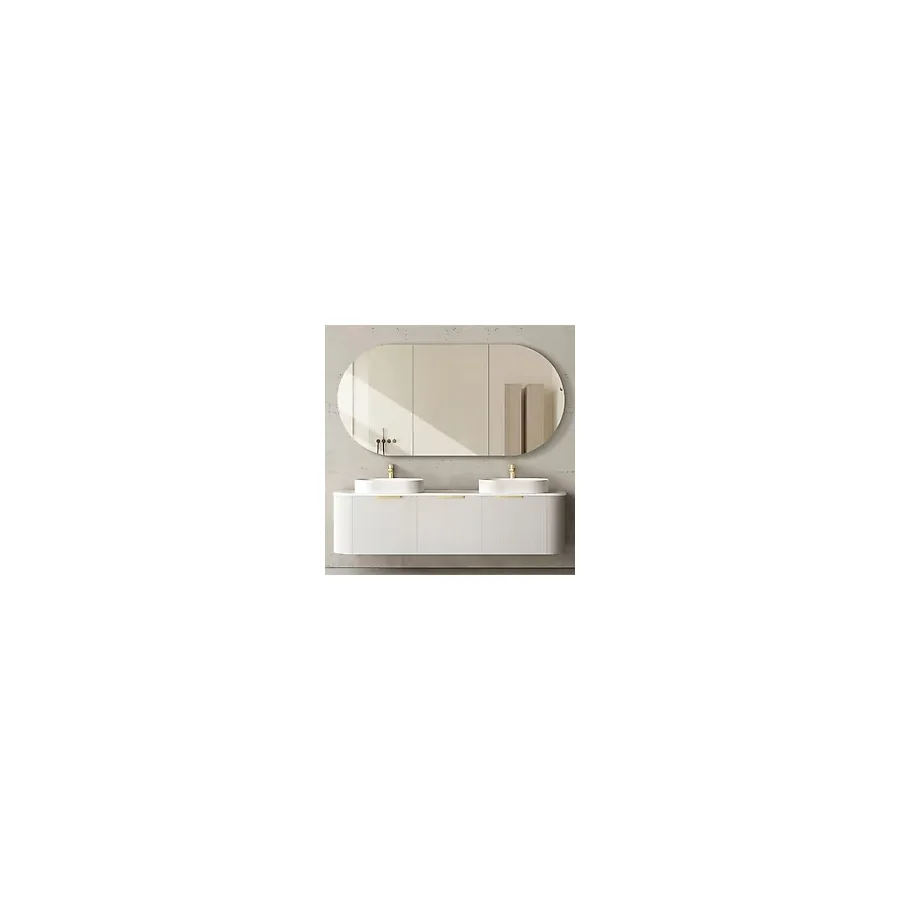 Duvar Aynası, Dekoratif Ayna, Konsol Aynası, Hol Aynası, Dresuar Aynası, Banyo Aynası 80 X 40 Gümüş