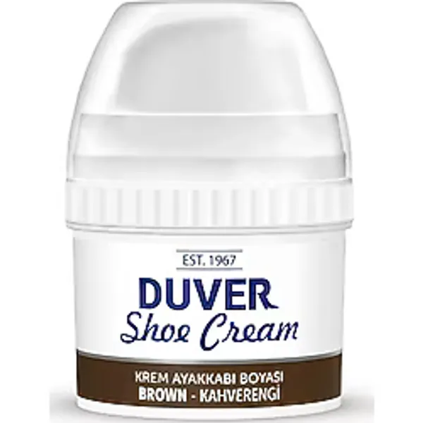 Duver Kendiliğinden Parlaklık Sağlayan Açık Kahverengi 60 Ml Krem Ayakkabı Boyası