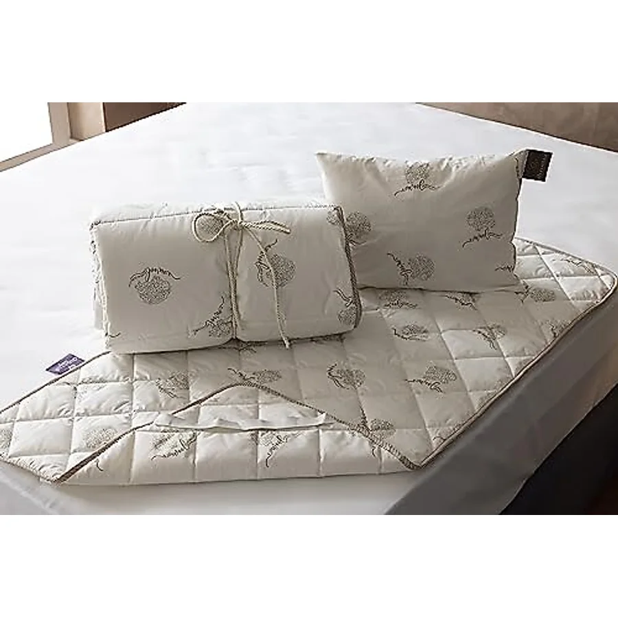 Duvetta Baby Doğal Yün Bebek Yorganı + Boncuk Yün Yastık Hediyeli