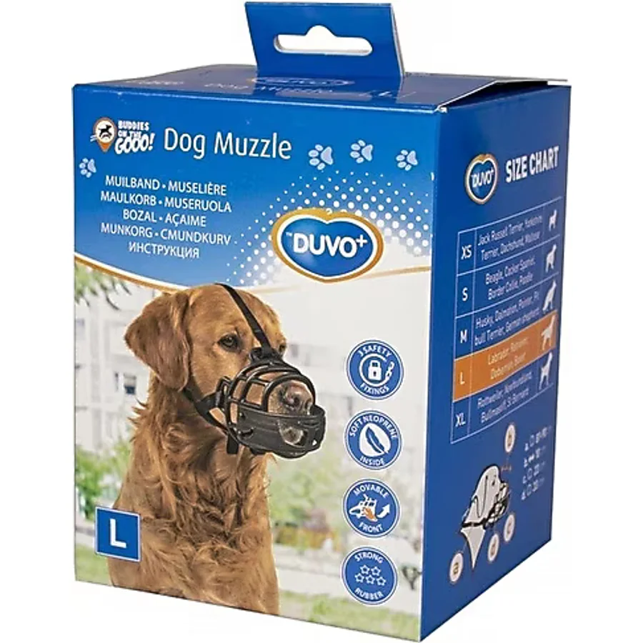 Duvo+ Kauçuk Large Köpek Ağızlığı