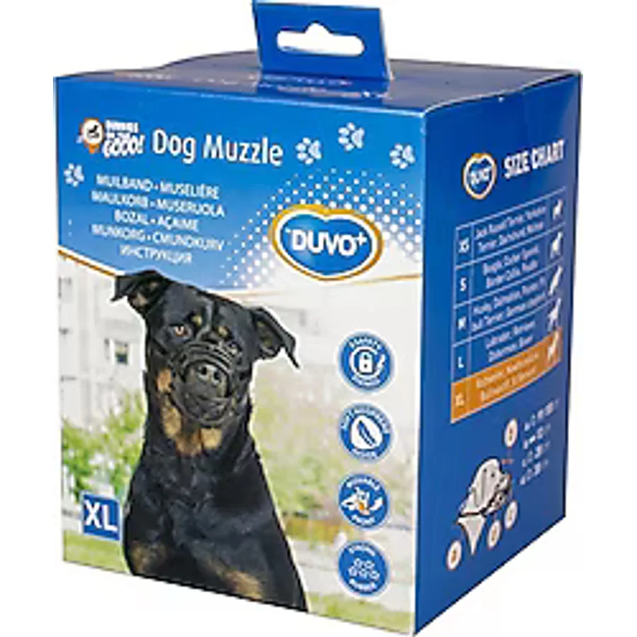 Duvo+ Kauçuk XLarge Köpek Ağızlığı