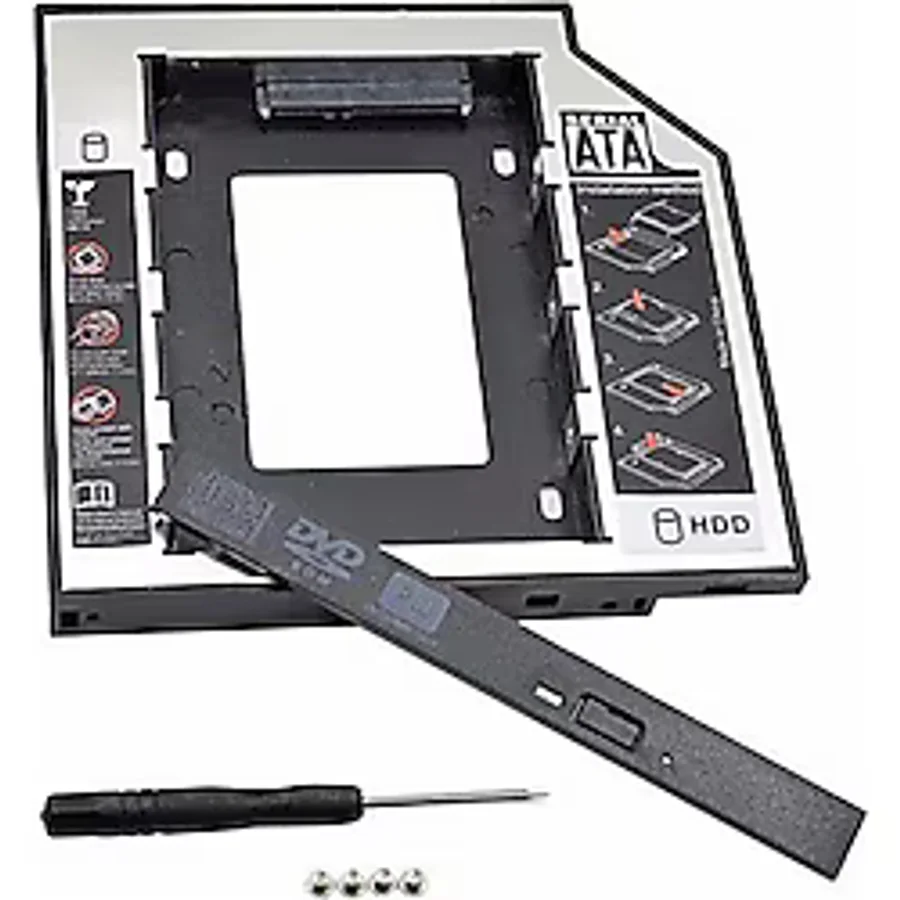 DVD Yuvasına Takılan SSD Hdd Kutusu 12.7mm SSD Kızak-Caddy