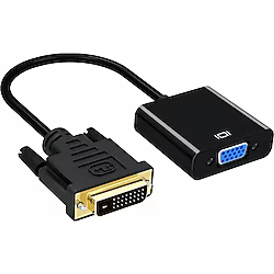 DVI-D 24+1 ERKEK TO VGA DİŞİ ÇEVİRİCİ ADAPTÖR KABLO
