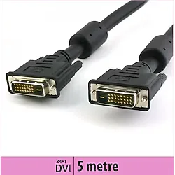 Dvi To Dvi 24+1 Kablo 5 Metre Dvi Monitör Kablosu